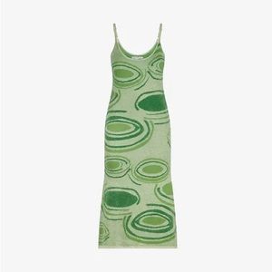 House of Sunny - Green Hockney Dress - Size 4